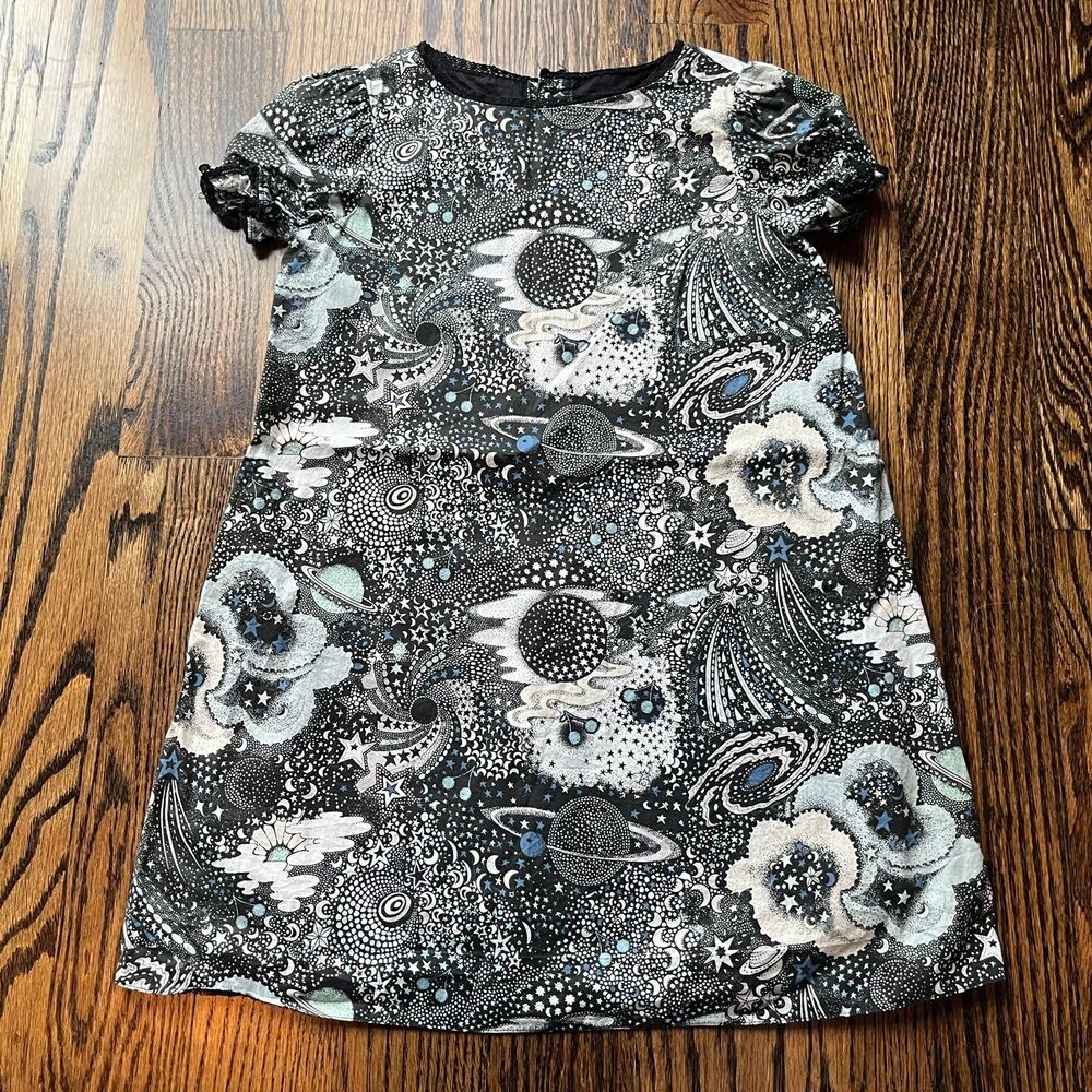 Bonpoint Kids Cotton Cherry Space Dress (6Y)